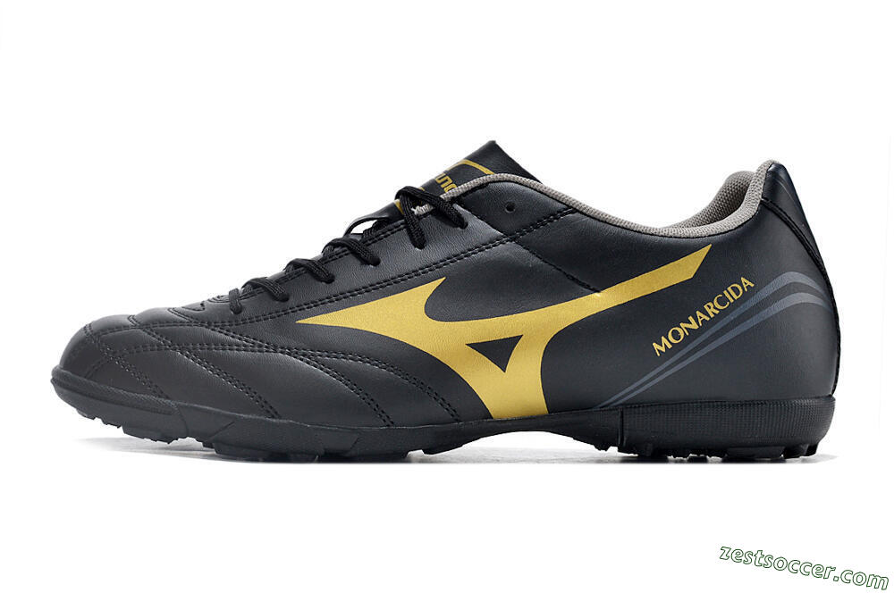 Mizuno Monarcida Neo Ckassic TF Low-Tops Soccer Shoes - Black/Gold 2