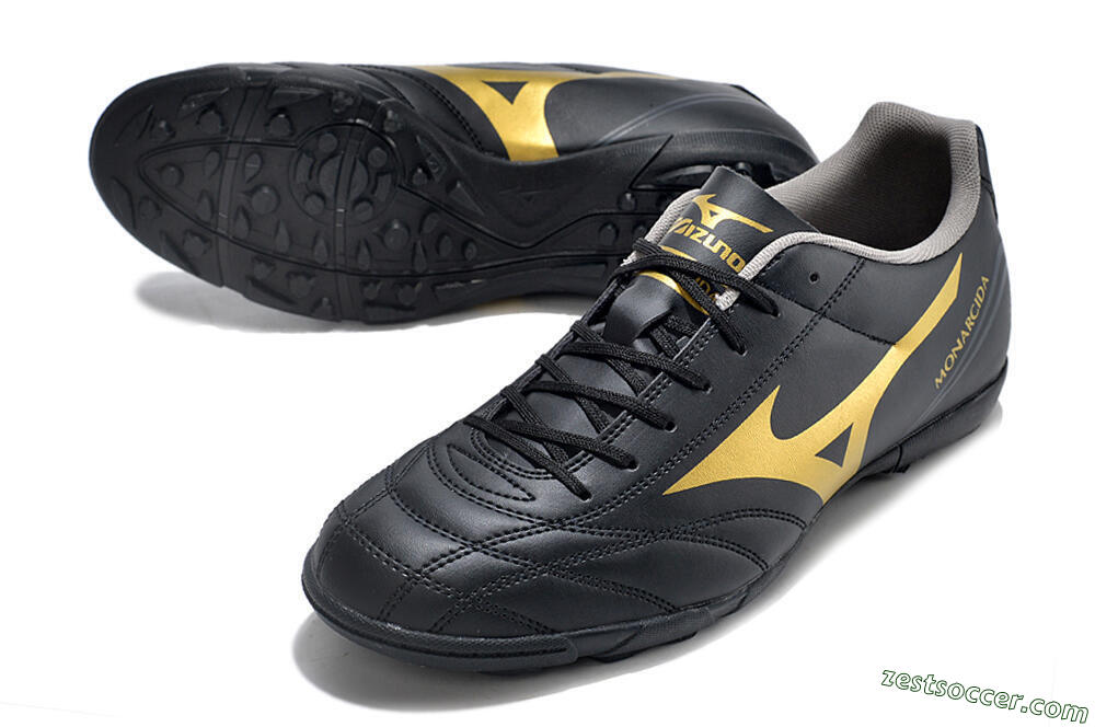 Mizuno Monarcida Neo Ckassic TF Low-Tops Soccer Shoes - Black/Gold 3
