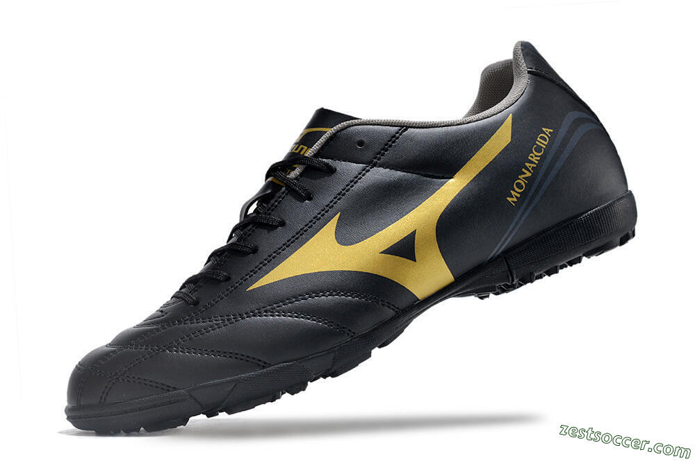 Mizuno Monarcida Neo Ckassic TF Low-Tops Soccer Shoes - Black/Gold 5