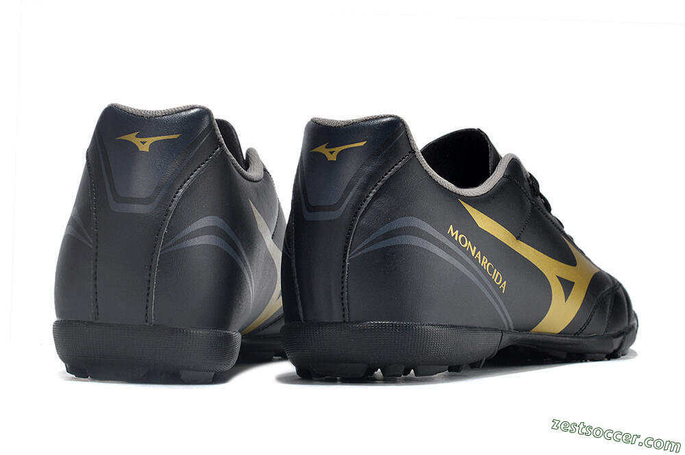 Mizuno Monarcida Neo Ckassic TF Low-Tops Soccer Shoes - Black/Gold 6