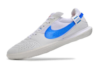 Nike Street Gato IC Low-Tops Soccer Shoes - White/Blue