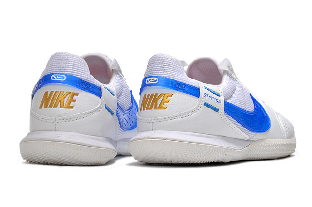 Nike Street Gato IC Low-Tops Soccer Shoes - White/Blue 6