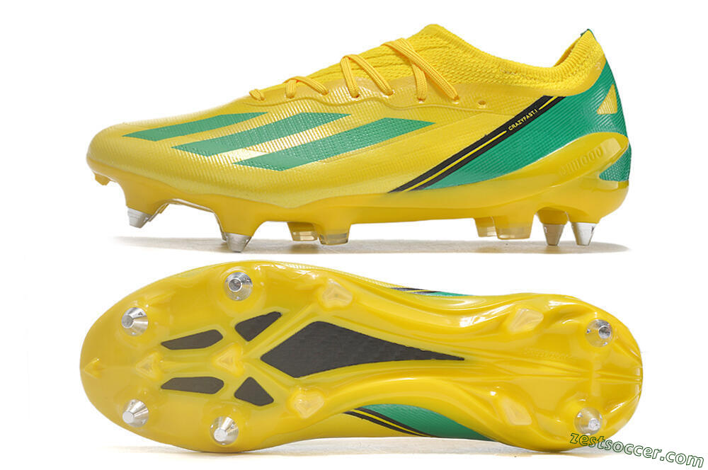 Adidas X Crazyfast.1 Australia SG Low-Tops Soccer Cleats - Yellow/Green/Black 1