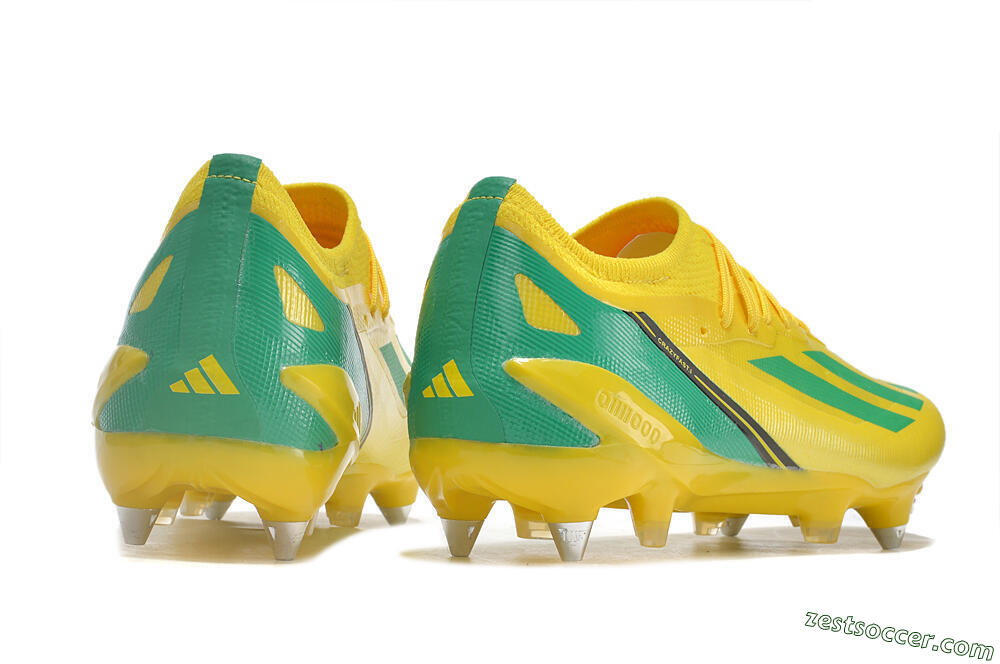 Adidas X Crazyfast.1 Australia SG Low-Tops Soccer Cleats - Yellow/Green/Black 6