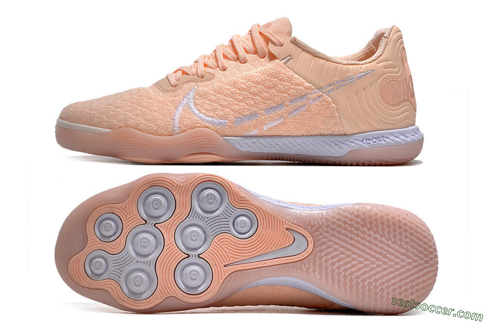 Nike React Gato IC Low-Tops Soccer Shoes - Pink/White 1
