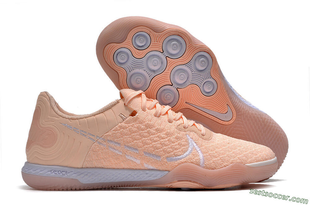 Nike React Gato IC Low-Tops Soccer Shoes - Pink/White 0