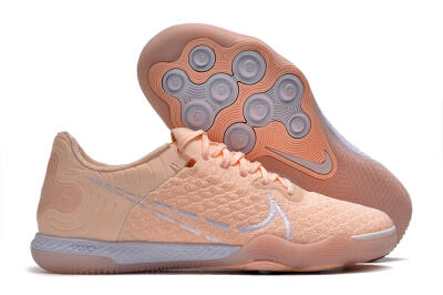 Nike React Gato IC Low-Tops Soccer Shoes - Pink/White