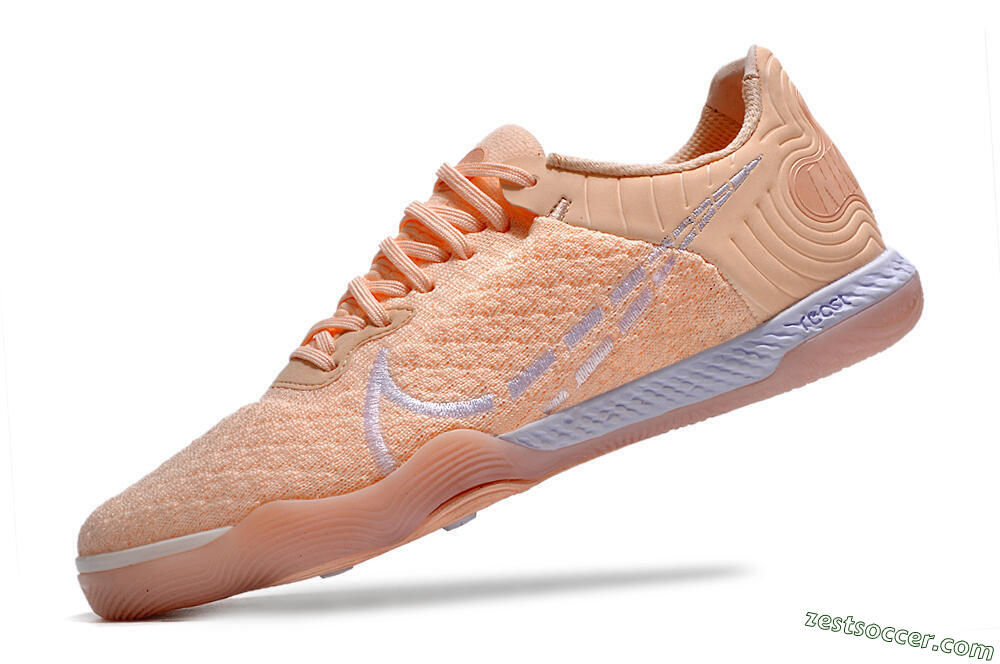 Nike React Gato IC Low-Tops Soccer Shoes - Pink/White 5