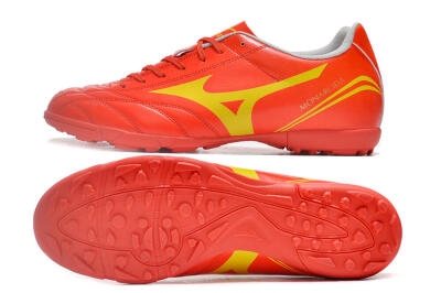Mizuno Monarcida Neo Ckassic TF Low-Tops Soccer Shoes - Red/Gold
