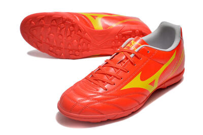 Mizuno Monarcida Neo Ckassic TF Low-Tops Soccer Shoes - Red/Gold