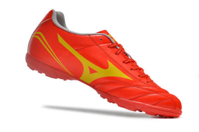 Mizuno Monarcida Neo Ckassic TF Low-Tops Soccer Shoes - Red/Gold
