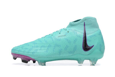 Nike Phantom Luna Elite FG High-Tops Soccer Cleats - Blue/Black/Purple