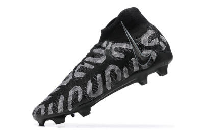 Nike Phantom Luna Elite FG High-Tops Soccer Cleats - Black/Grey