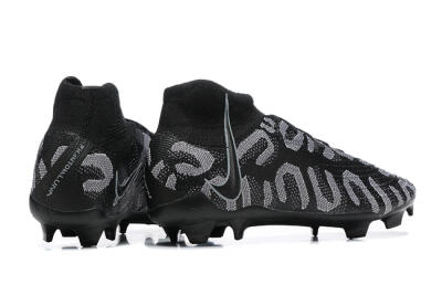 Nike Phantom Luna Elite FG High-Tops Soccer Cleats - Black/Grey