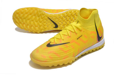 Nike Phantom Luna Elite NU TF High-Tops Soccer Shoes - Yellow/Red/Black