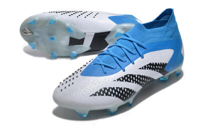 Adidas Predator Accuracy.1 FG High-Tops Soccer Cleats - Blue/Black/White