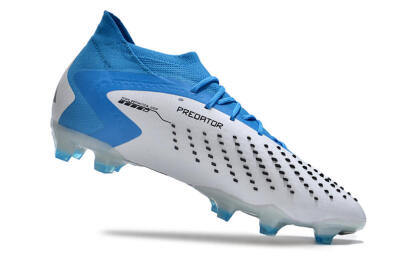 Adidas Predator Accuracy.1 FG High-Tops Soccer Cleats - Blue/Black/White