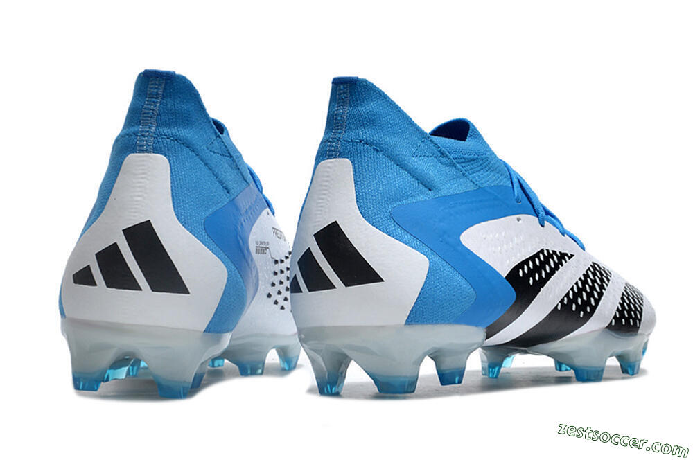 Adidas Predator Accuracy.1 FG High-Tops Soccer Cleats - Blue/Black/White 6