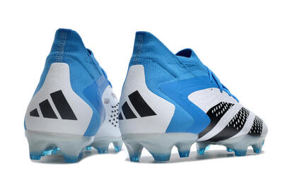 Adidas Predator Accuracy.1 FG High-Tops Soccer Cleats - Blue/Black/White