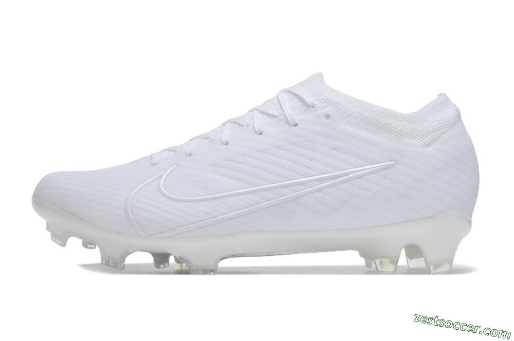 Nike Air Zoom Mercurial Vapor 15 Elite Change Color In Sunlight FG Low-Tops Soccer Cleats - White/Purple 2