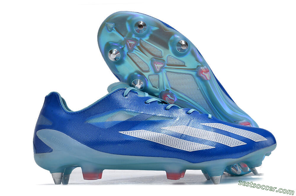 Adidas X Crazyfast.1 SG Low-Tops Soccer Cleats - Blue/White/Red 0