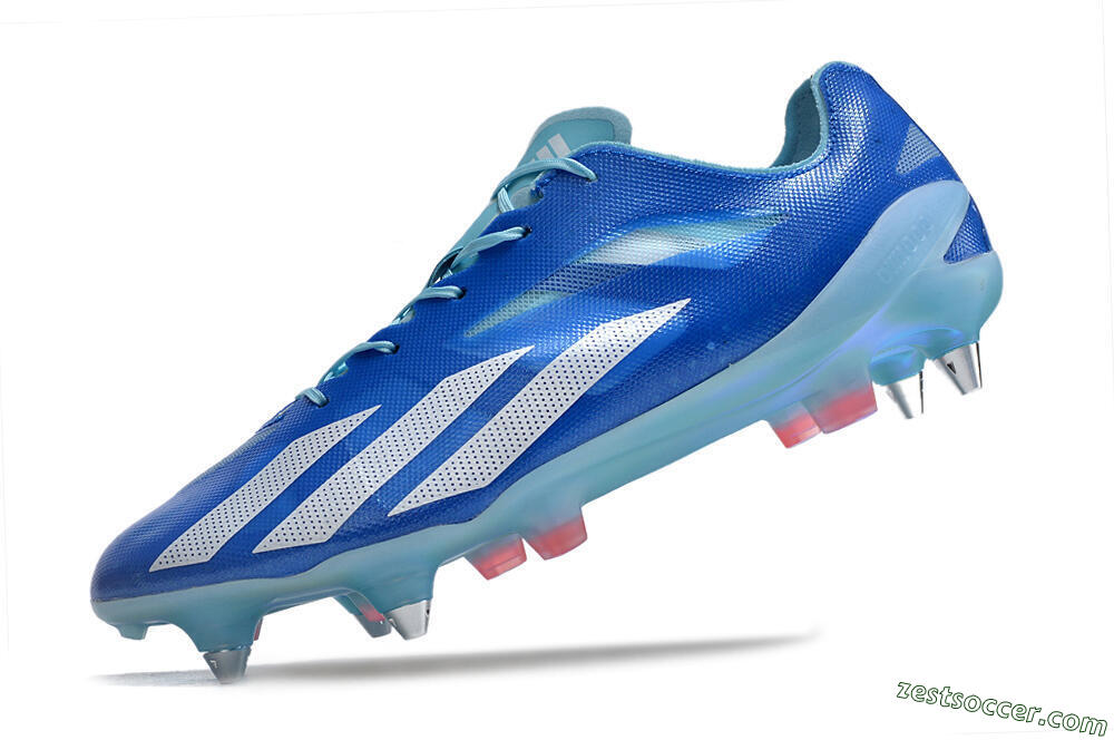 Adidas X Crazyfast.1 SG Low-Tops Soccer Cleats - Blue/White/Red 5