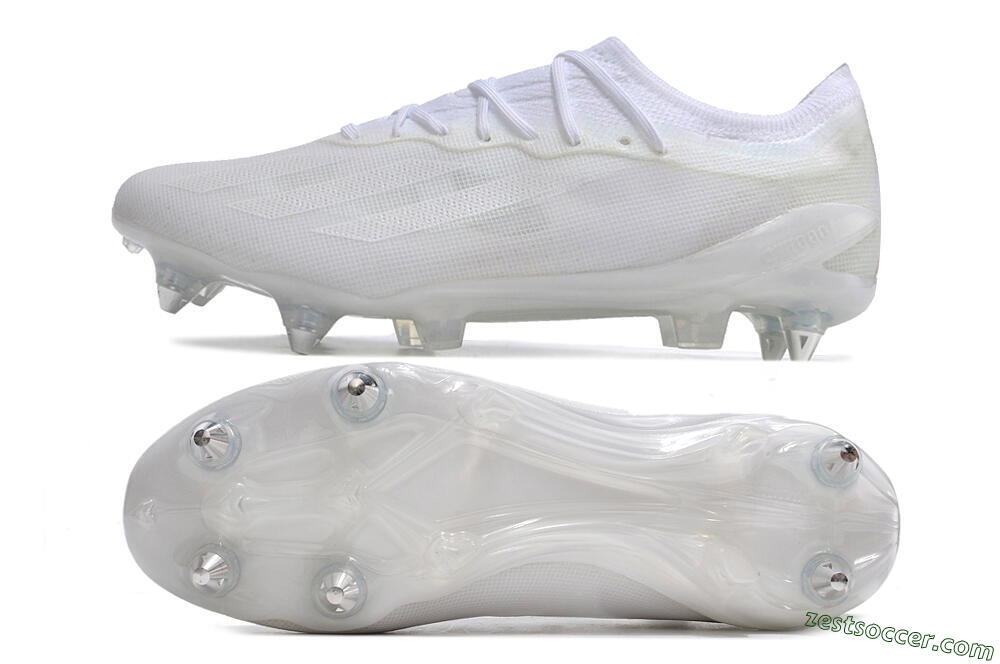Adidas X Crazyfast.1 SG Low-Tops Soccer Cleats - Whtie/White 1