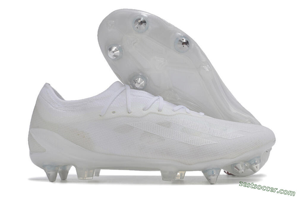 Adidas X Crazyfast.1 SG Low-Tops Soccer Cleats - Whtie/White 0