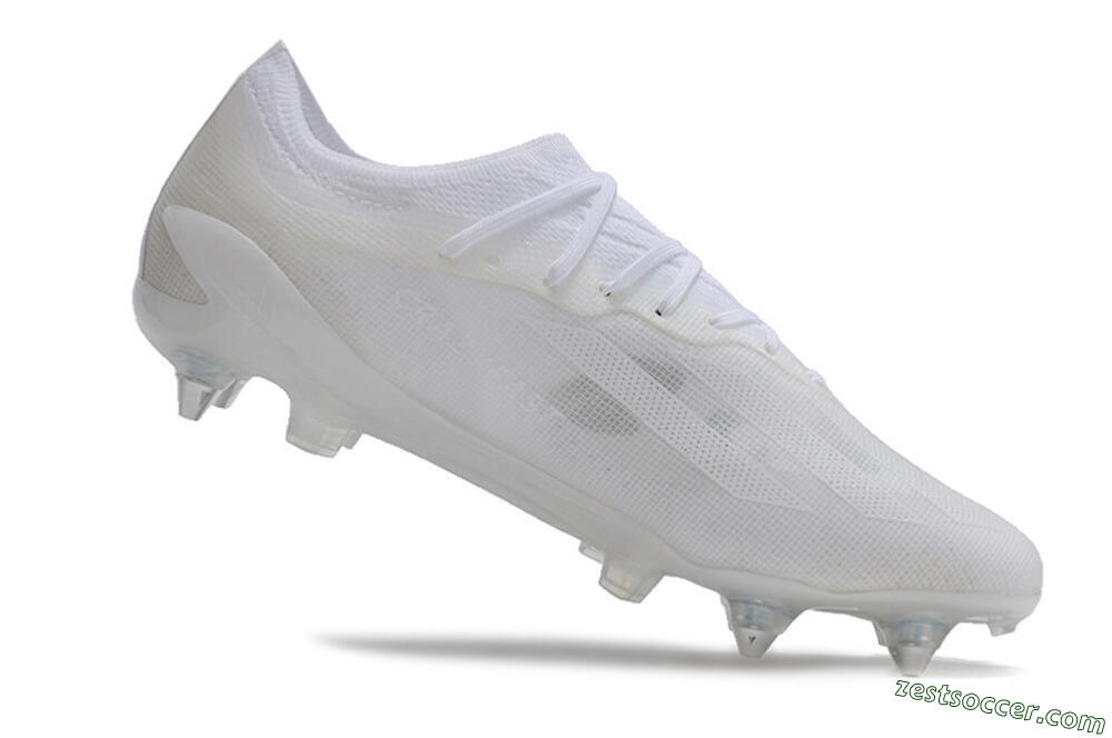 Adidas X Crazyfast.1 SG Low-Tops Soccer Cleats - Whtie/White 4