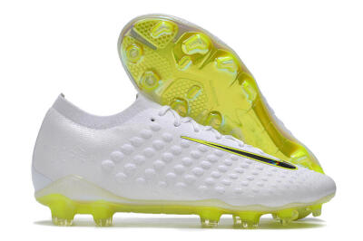 Nike Phantom Ultra Venom FG Low-Tops Soccer Cleats - White/Yellow/Black/Gold