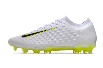 Nike Phantom Ultra Venom FG Low-Tops Soccer Cleats - White/Yellow/Black/Gold
