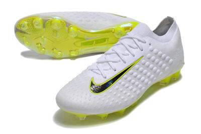 Nike Phantom Ultra Venom FG Low-Tops Soccer Cleats - White/Yellow/Black/Gold