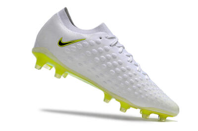 Nike Phantom Ultra Venom FG Low-Tops Soccer Cleats - White/Yellow/Black/Gold