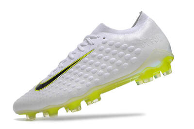 Nike Phantom Ultra Venom FG Low-Tops Soccer Cleats - White/Yellow/Black/Gold