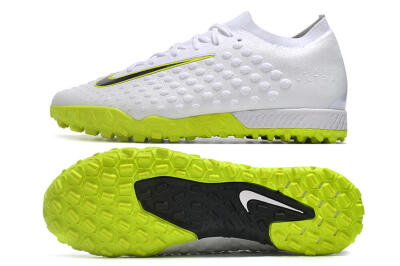 Nike Phantom Ultra Venom TF Low-Tops Soccer Shoes - White/Yellow/Black