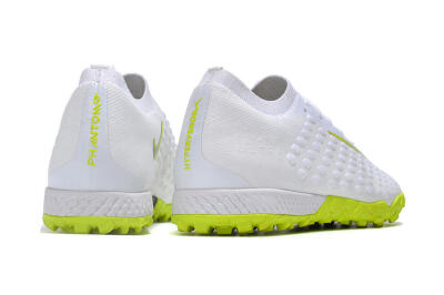 Nike Phantom Ultra Venom TF Low-Tops Soccer Shoes - White/Yellow/Black