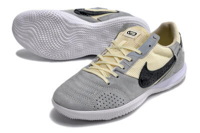 Nike Street Gato IC Low-Tops Soccer Shoes - Grey/Beige/Black/White
