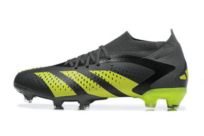 Adidas Predator Accuracy.1 FG High-Tops Soccer Cleats - Black/Yellow