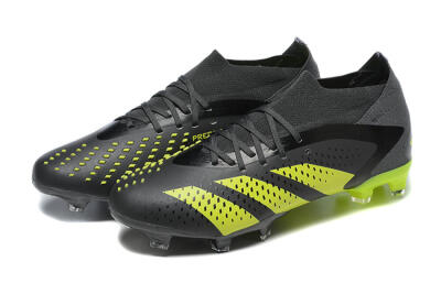Adidas Predator Accuracy.1 FG High-Tops Soccer Cleats - Black/Yellow