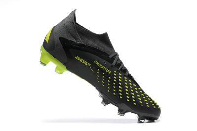 Adidas Predator Accuracy.1 FG High-Tops Soccer Cleats - Black/Yellow