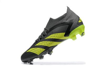 Adidas Predator Accuracy.1 FG High-Tops Soccer Cleats - Black/Yellow