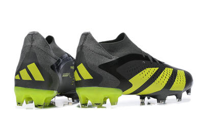 Adidas Predator Accuracy.1 FG High-Tops Soccer Cleats - Black/Yellow