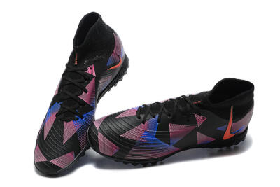 Nike Phantom Luna Elite TF High-Tops Soccer Shoes - Black/Blue/Red/Pink