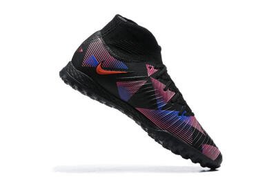 Nike Phantom Luna Elite TF High-Tops Soccer Shoes - Black/Blue/Red/Pink
