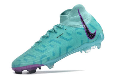 Nike Phantom Luna Elite NU FG High-Tops Soccer Cleats - Jade/Purple/Black