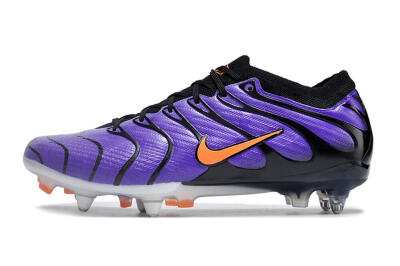 Nike Air Zoom Mercurial Vapor 15 Elite SG Low-Tops Soccer Cleats - Purple/Black/Orange