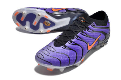Nike Air Zoom Mercurial Vapor 15 Elite SG Low-Tops Soccer Cleats - Purple/Black/Orange