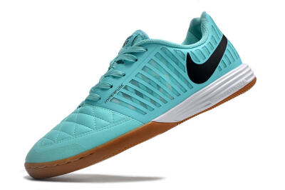 Nike Lunar Gato 2 IC Low-Tops Soccer Shoes - Jade/Black/White