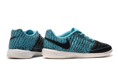 Nike Lunar Gato 2 IC Low-Tops Soccer Shoes - Black/Jade/White