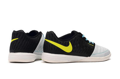 Nike Lunar Gato 2 IC Low-Tops Soccer Shoes - Black/Blue/Yellow